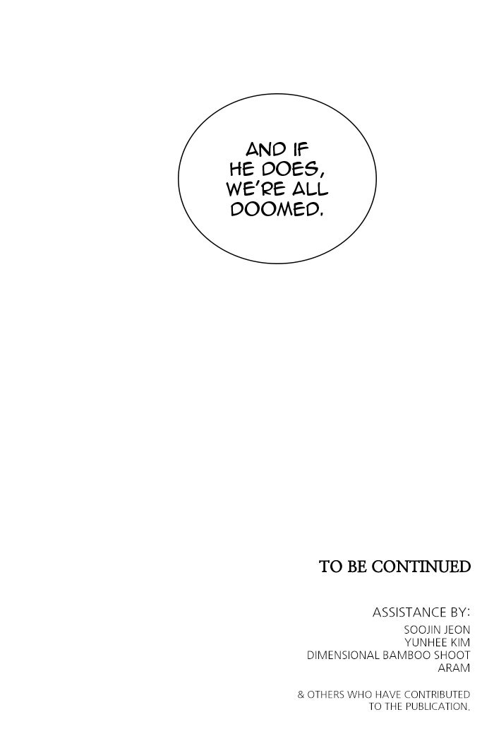 Tower of God manga, chapter 502, page 185 of 185