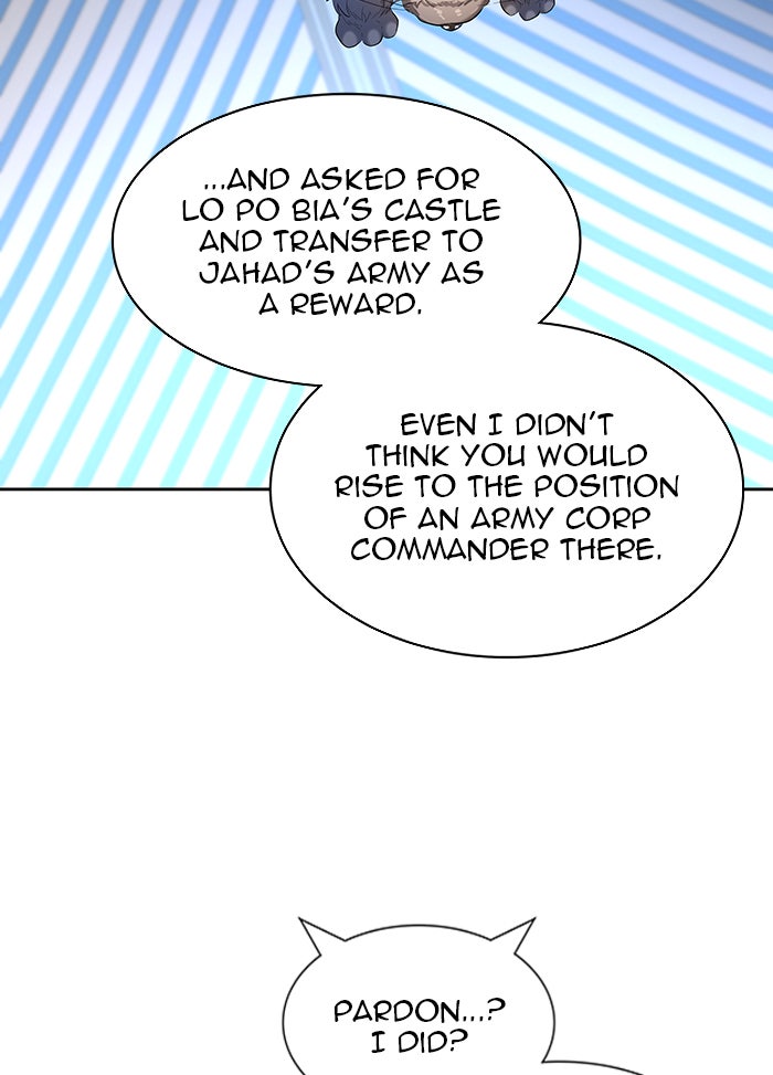 Tower of God manga, chapter 533, page 61 of 167