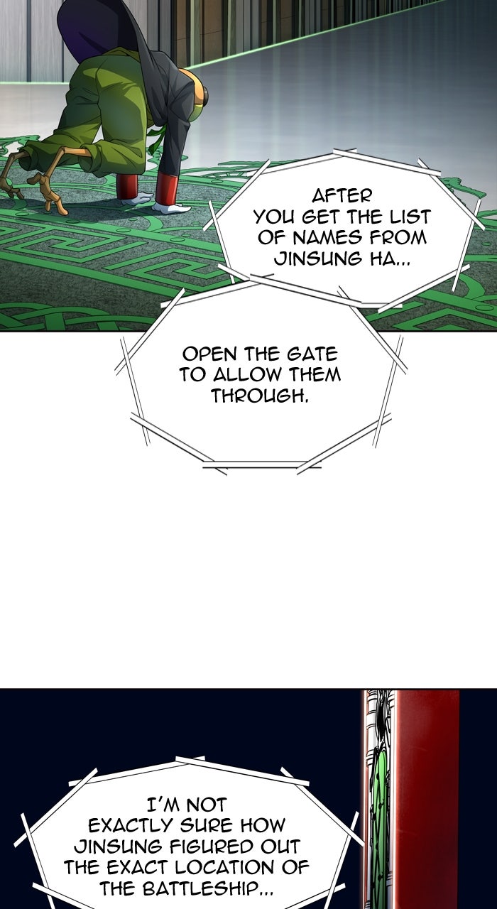 Tower of God manga, chapter 554, page 110 of 132
