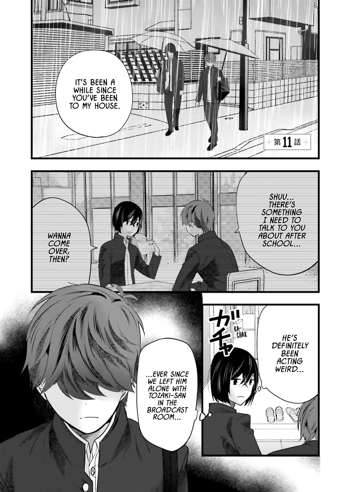 Tozaki-san Is Cold Only to Me Chapter 11 page 1 - Chapter 11