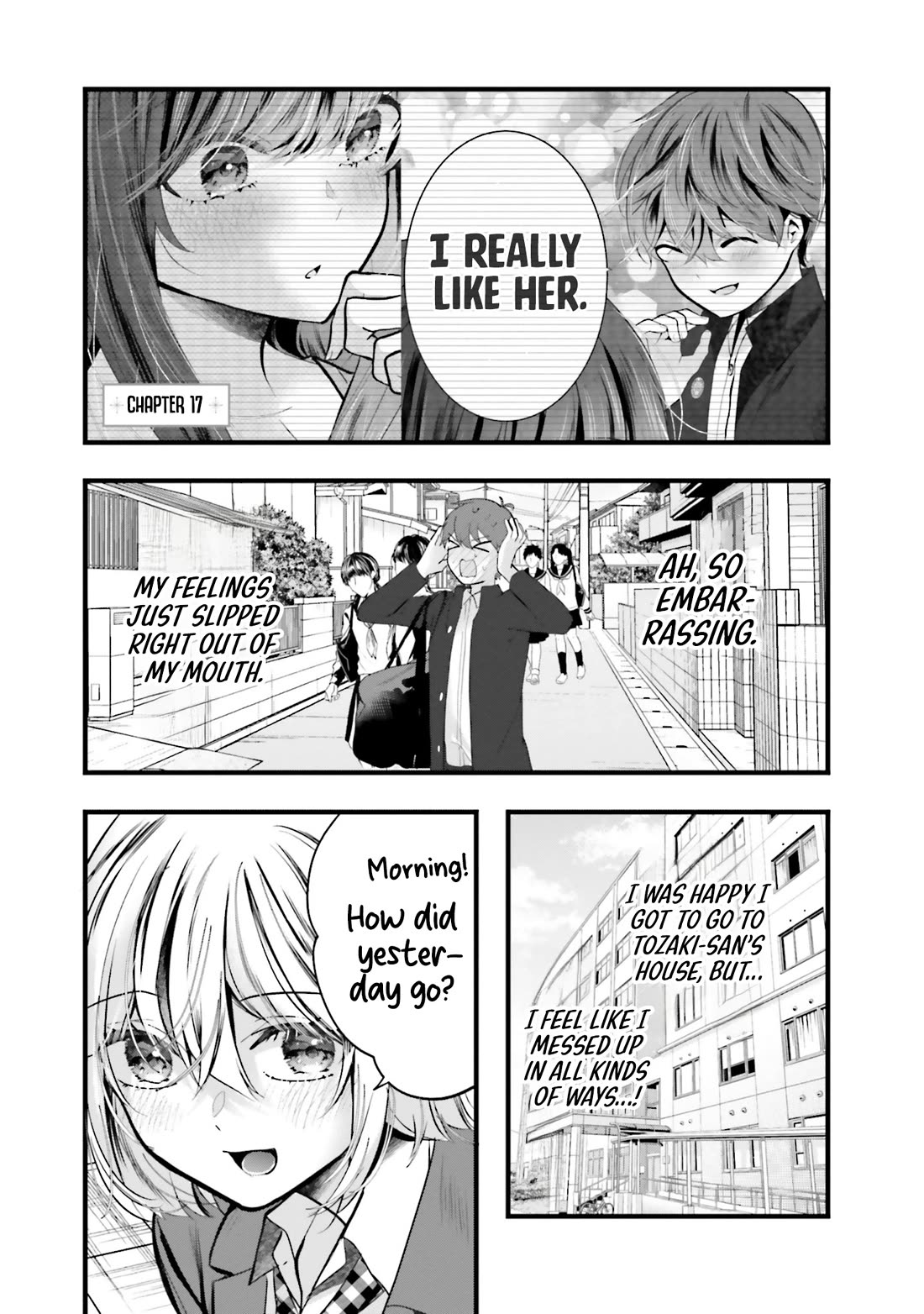Tozaki-san Is Cold Only to Me Chapter 17 page 2 - Chapter 17