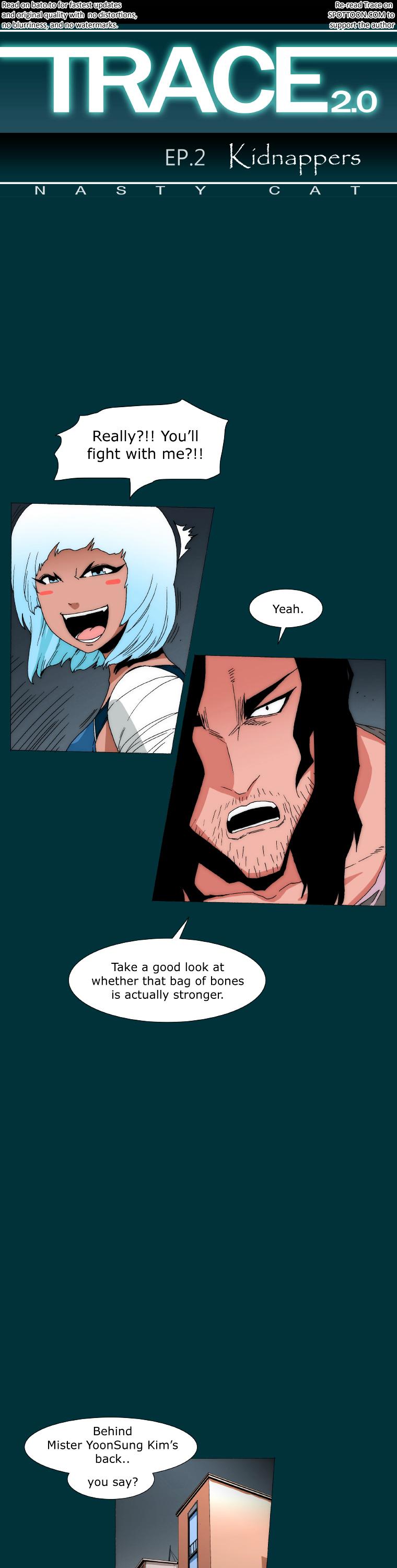 Trace 2.0 Chapter 20 page 1 - Chapter 20 : Kidnappers: 20