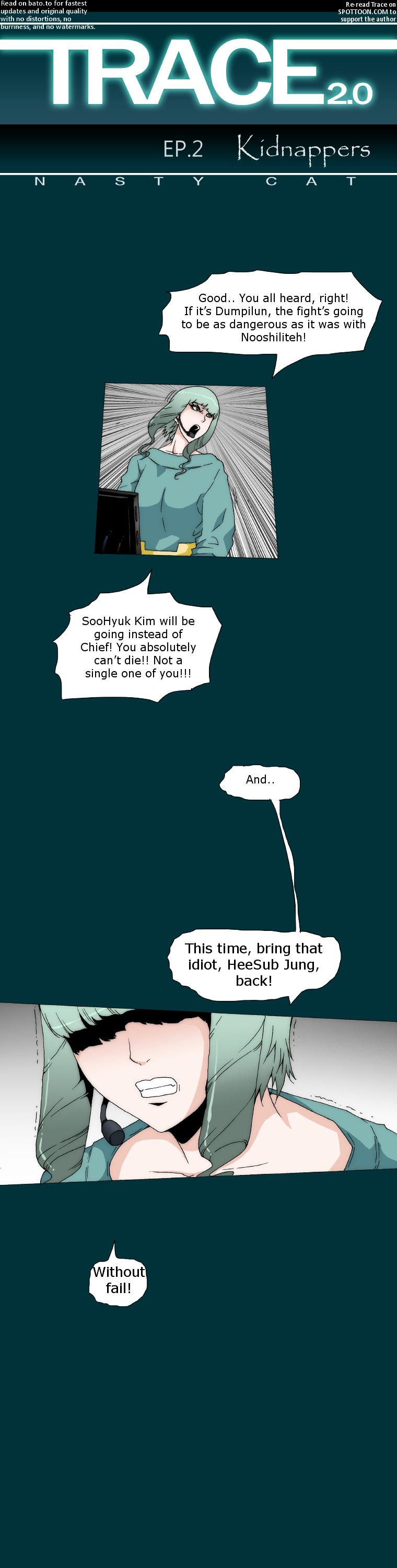 Trace 2.0 Chapter 6 page 1 - Chapter 6 : Kidnappers: 6
