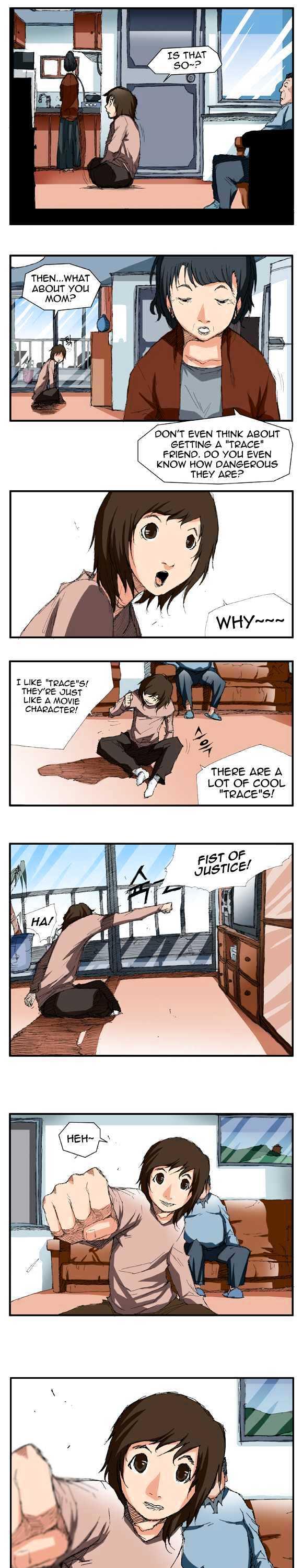 Trace Chapter 1.0 page 4 - Vol.1 Chapter 0 : Trace (intro)