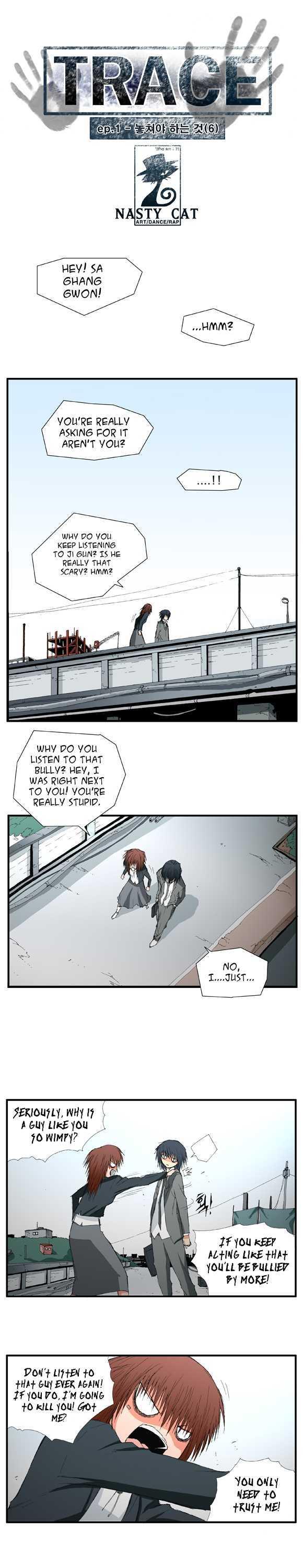 Trace Chapter 1.6 page 1 - Vol.01 Chapter 6 : Things You Need To Let Go (6)