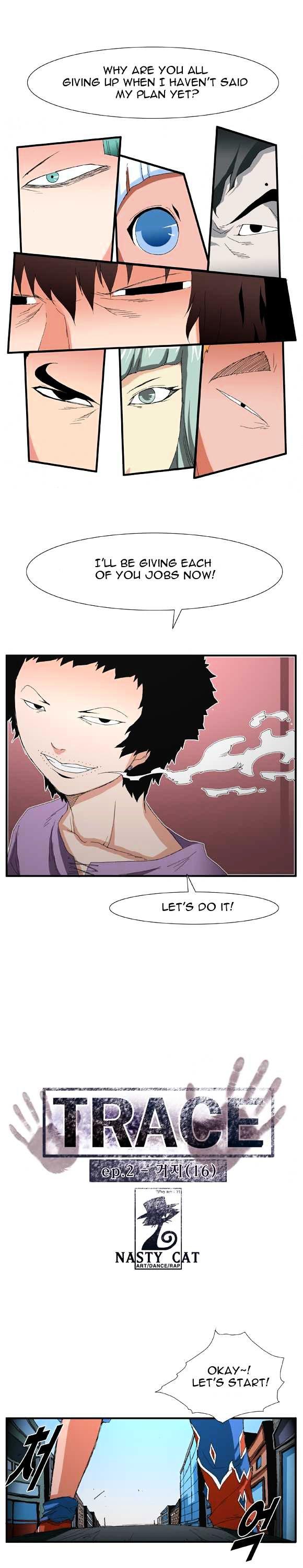 Trace Vol.2 Chapter 37 page 1 - Vol.2 Chapter 37 : Beggar (16)