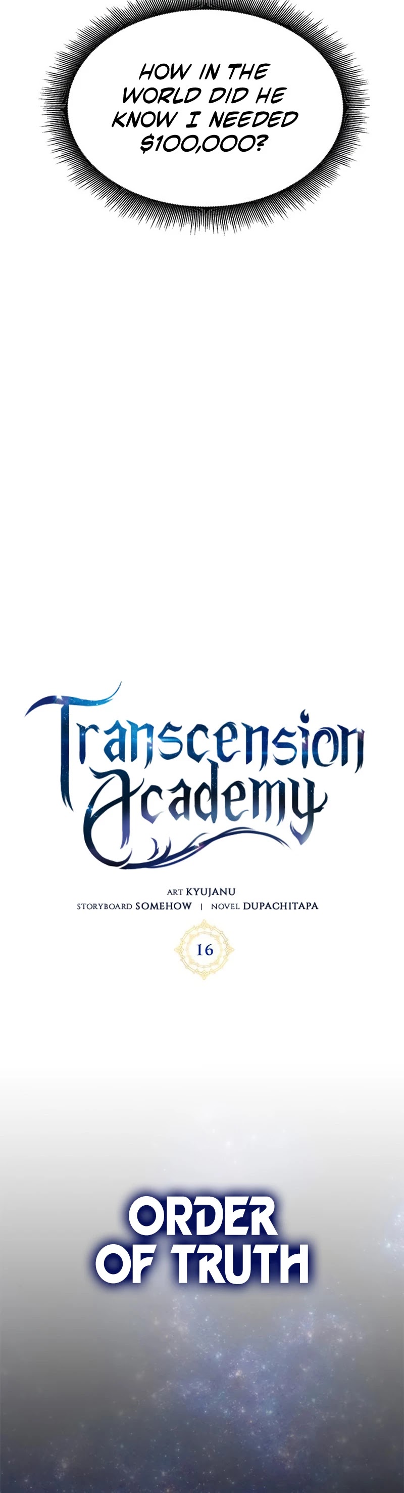 Transcension Academy Chapter 16 page 44 - Chapter 16