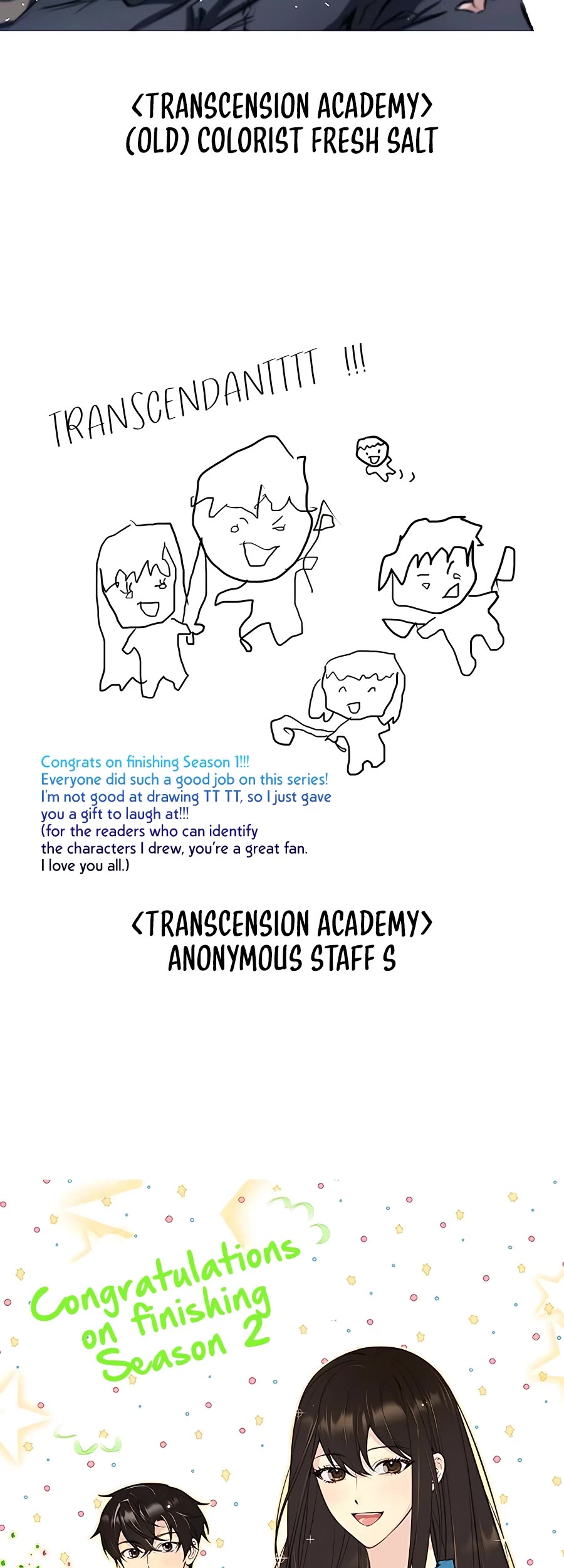 Transcension Academy Chapter 55 page 106 - Chapter 55: Season 1 End