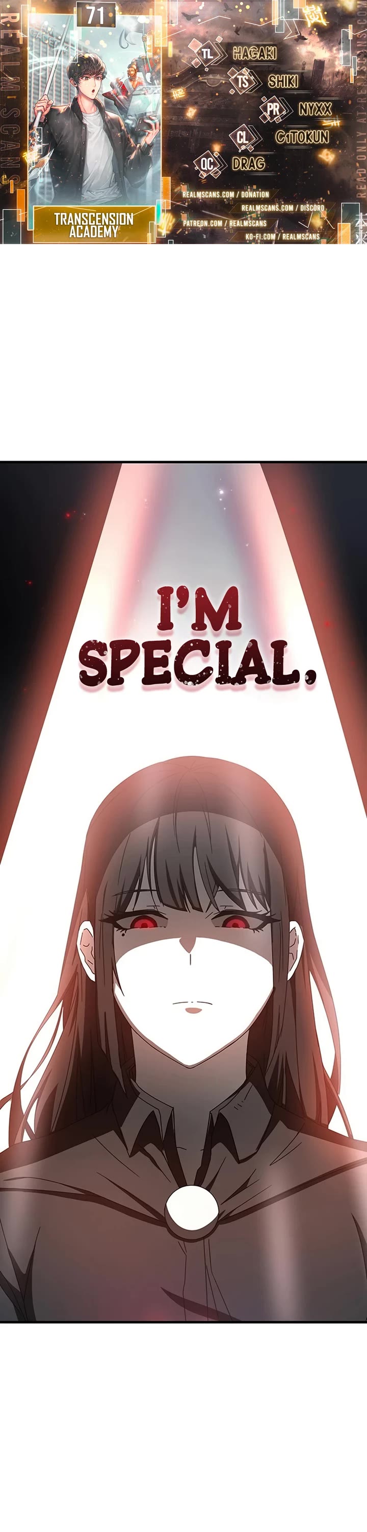 Transcension Academy Chapter 71 page 1 - Chapter 71