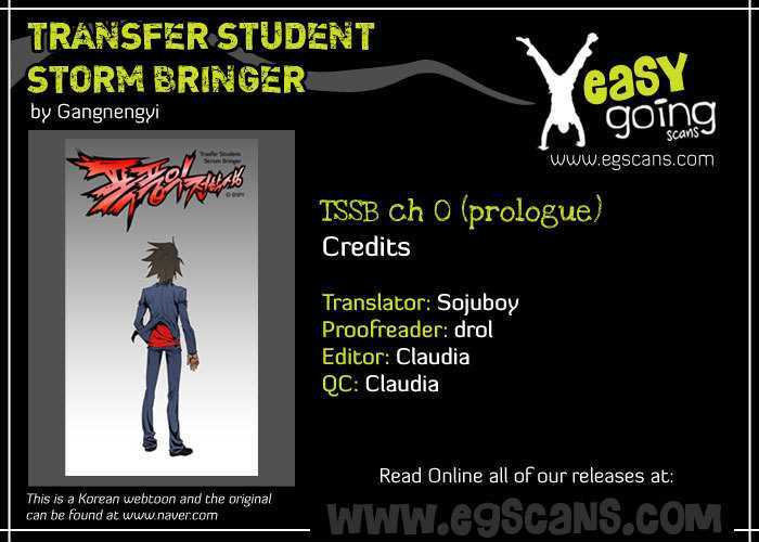 Transfer Student Storm Bringer Chapter 0 page 1 - Chapter 0