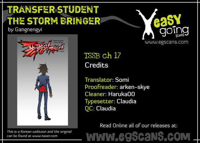 Transfer Student Storm Bringer Chapter 17 page 1 - Chapter 17
