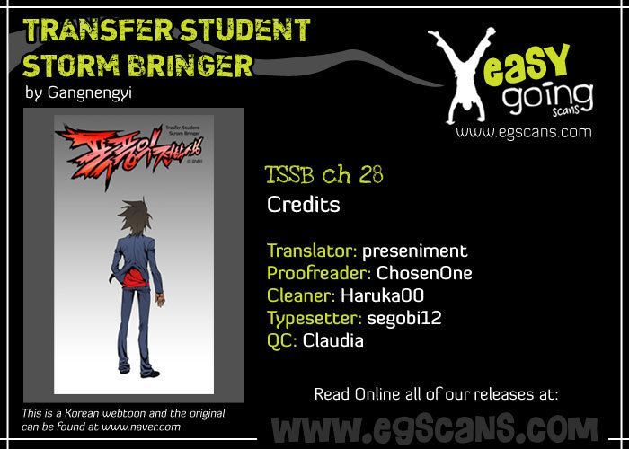 Transfer Student Storm Bringer Chapter 28 page 1 - Chapter 28