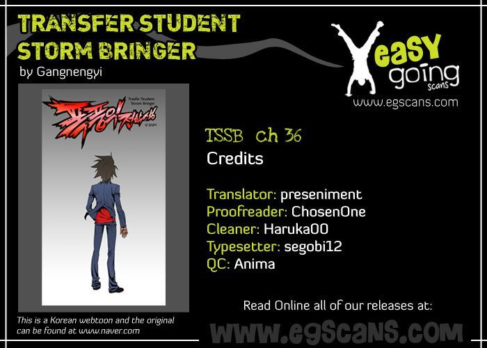 Transfer Student Storm Bringer Chapter 36 page 1 - Chapter 36