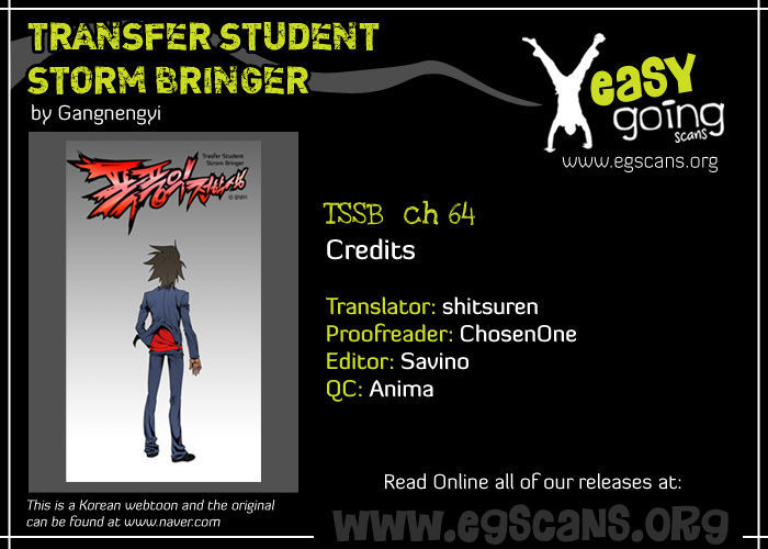Transfer Student Storm Bringer Chapter 64 page 1 - Chapter 64