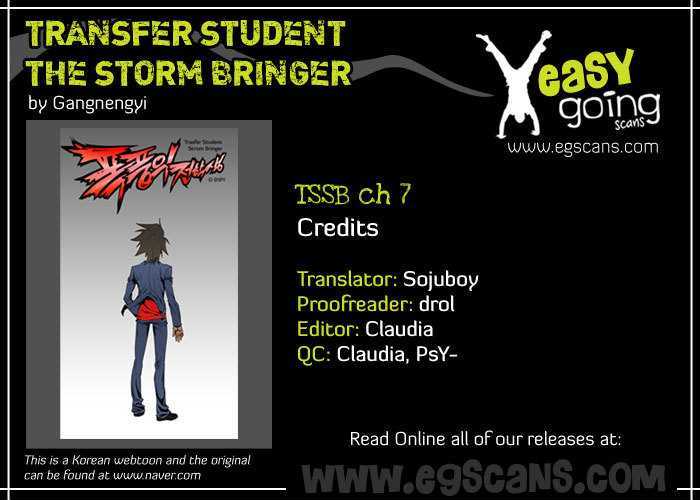 Transfer Student Storm Bringer Chapter 7 page 1 - Chapter 7