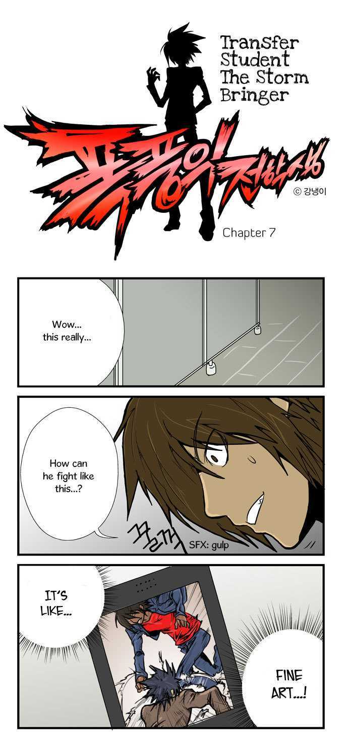 Transfer Student Storm Bringer Chapter 7 page 3 - Chapter 7