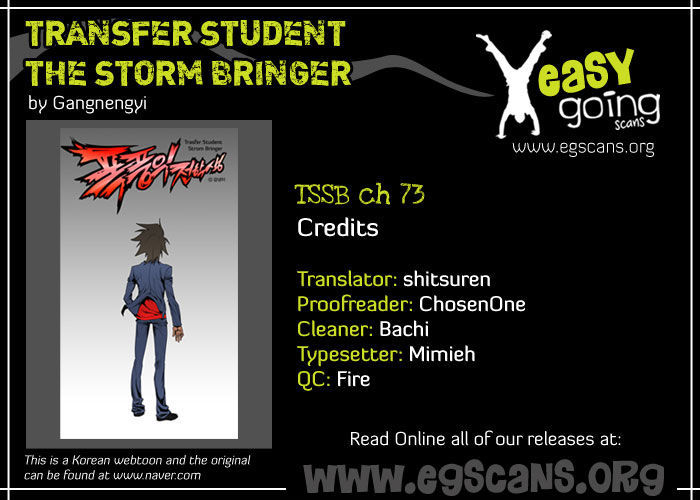 Transfer Student Storm Bringer Chapter 73 page 1 - Chapter 73