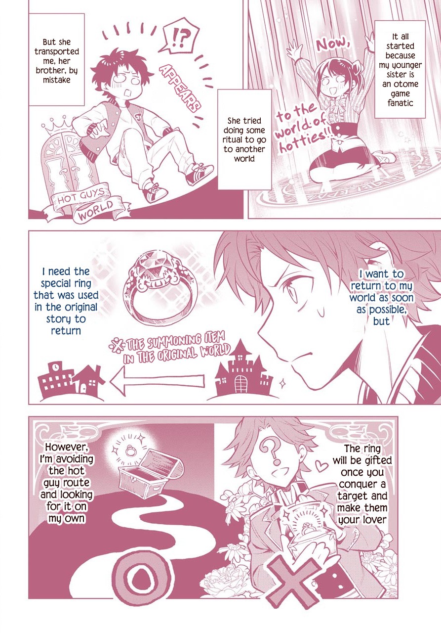 Transferred to another world, but I'm saving the world of an Otome game!? Chapter 1 page 5 - Chapter 1: The Imperial Court Magician and Me?!