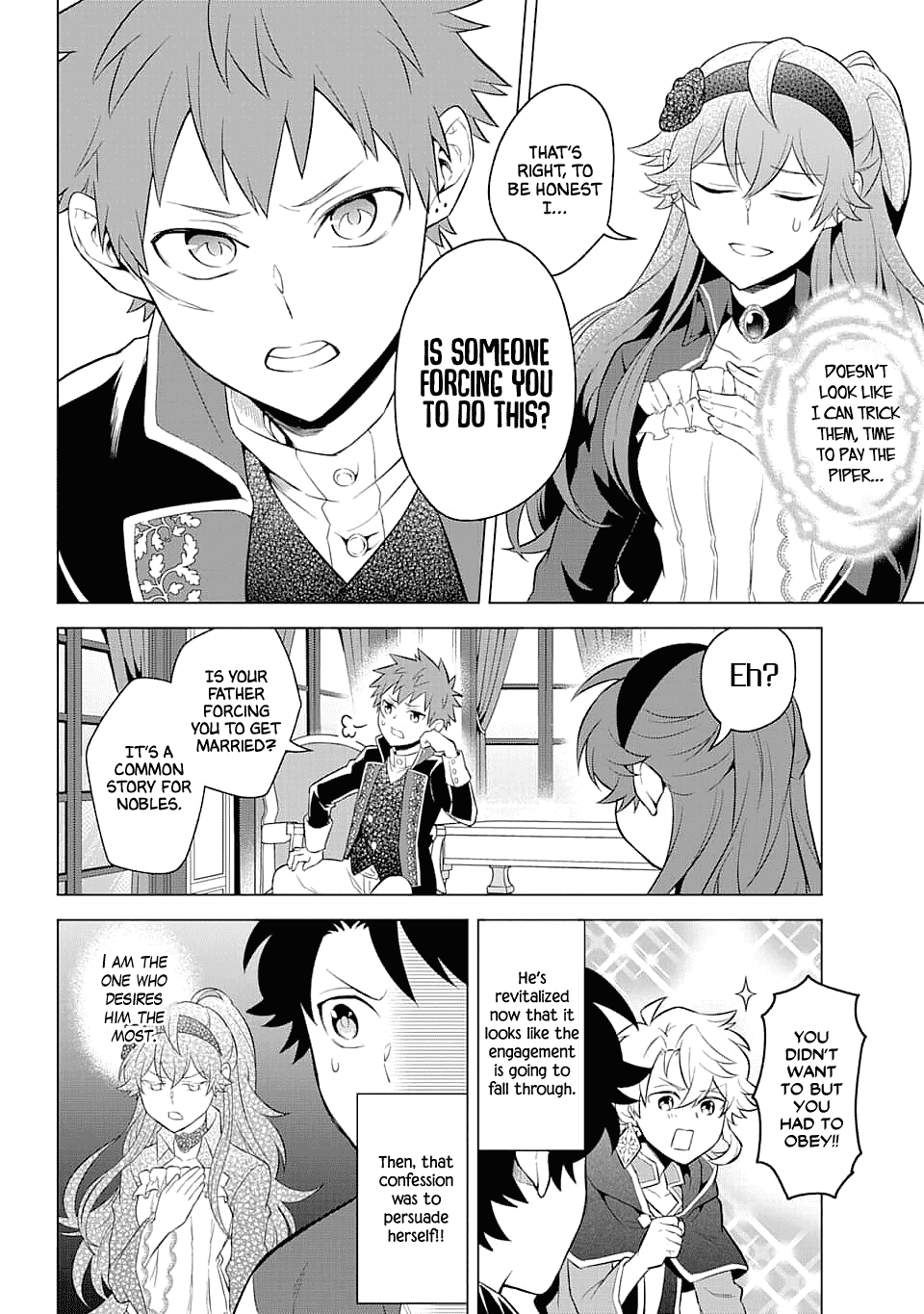 Transferred to another world, but I'm saving the world of an Otome game!? Chapter 12 page 22 - Chapter 12: The Villainess's Marriage Interview and Me?!