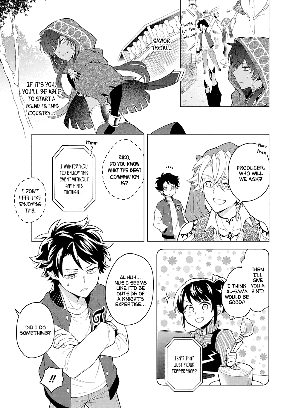 Transferred to another world, but I'm saving the world of an Otome game!? Chapter 13 page 13 - Chapter 13: The Minstrel and Me?!