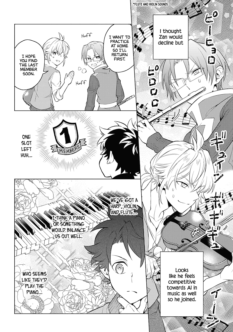 Transferred to another world, but I'm saving the world of an Otome game!? Chapter 13 page 16 - Chapter 13: The Minstrel and Me?!