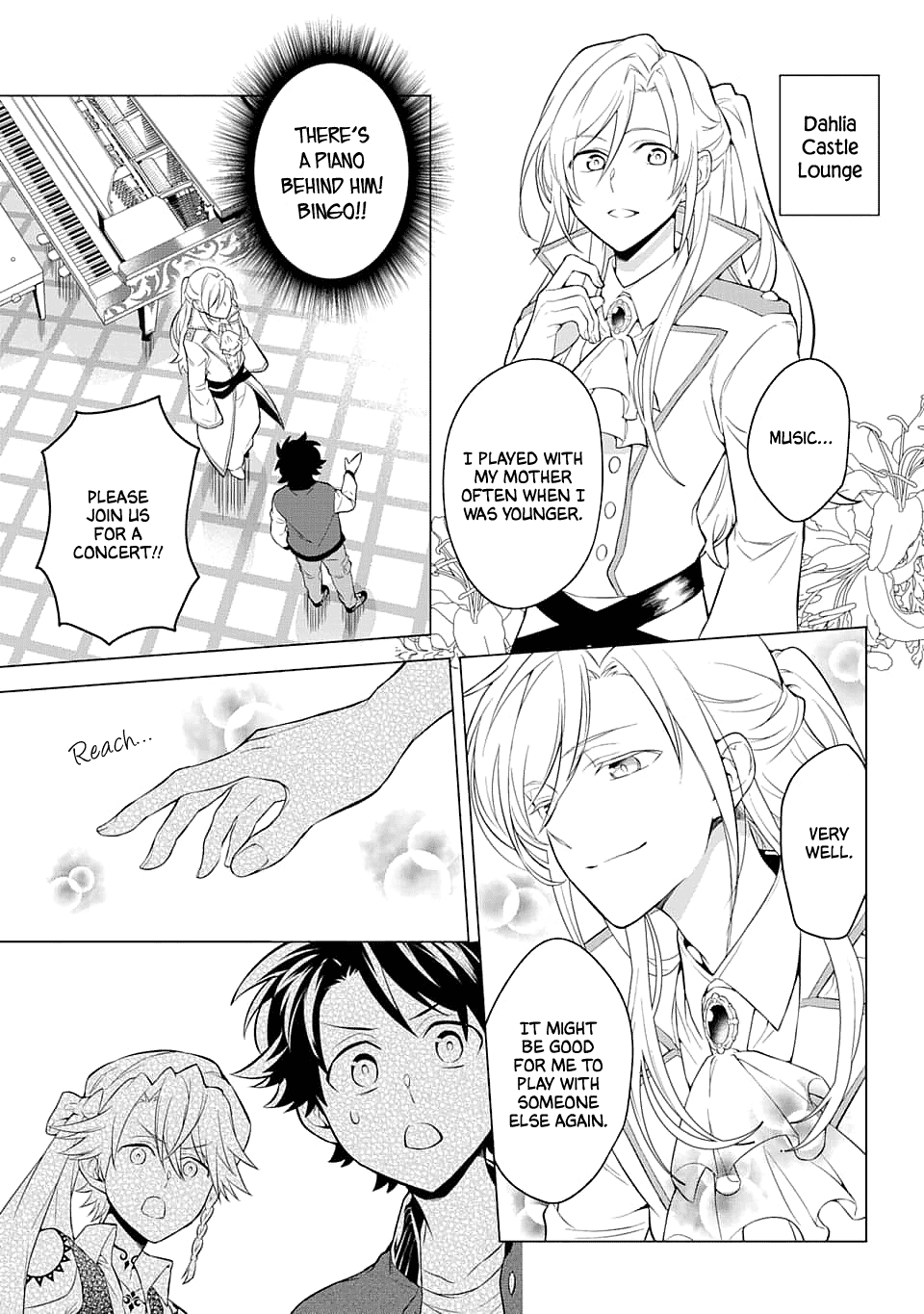 Transferred to another world, but I'm saving the world of an Otome game!? Chapter 13 page 17 - Chapter 13: The Minstrel and Me?!