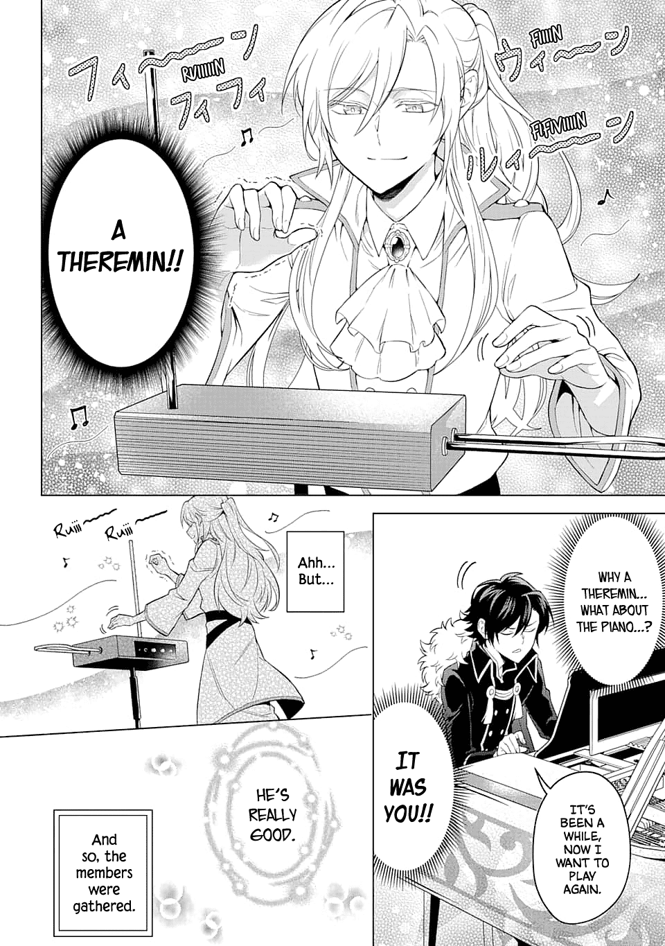 Transferred to another world, but I'm saving the world of an Otome game!? Chapter 13 page 18 - Chapter 13: The Minstrel and Me?!