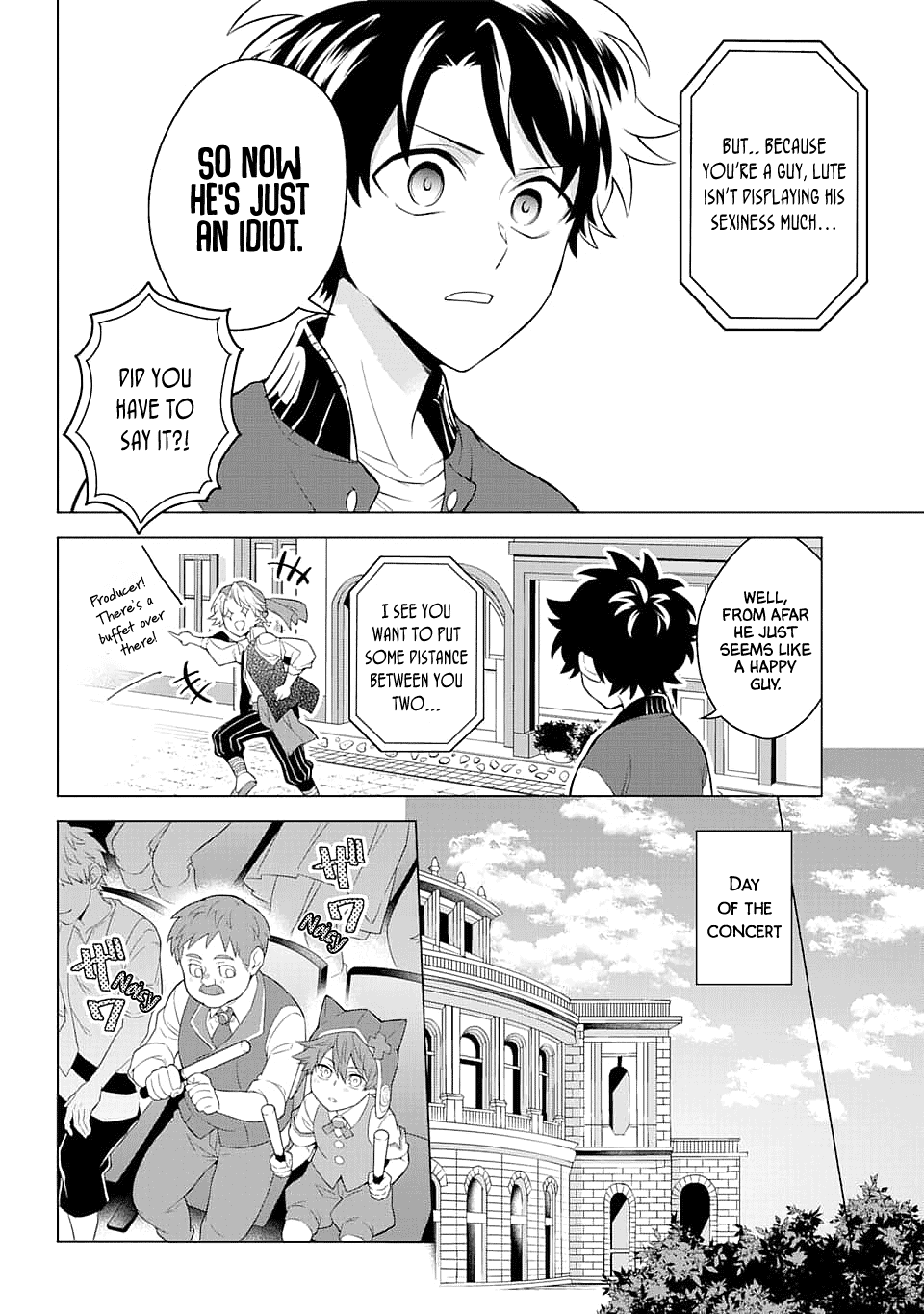 Transferred to another world, but I'm saving the world of an Otome game!? Chapter 13 page 22 - Chapter 13: The Minstrel and Me?!
