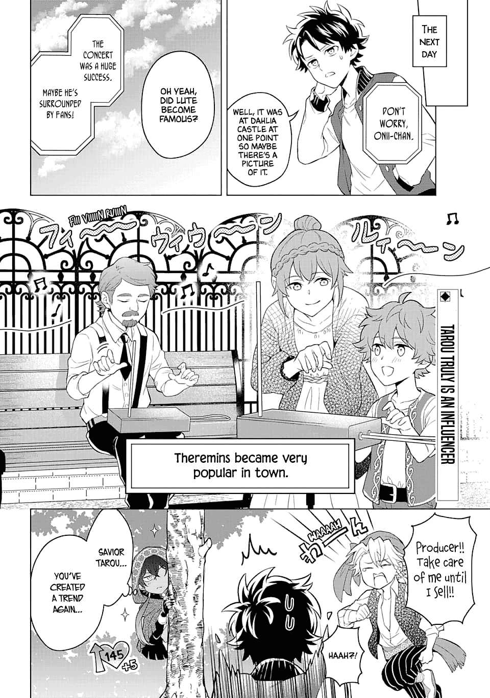 Transferred to another world, but I'm saving the world of an Otome game!? Chapter 13 page 29 - Chapter 13: The Minstrel and Me?!