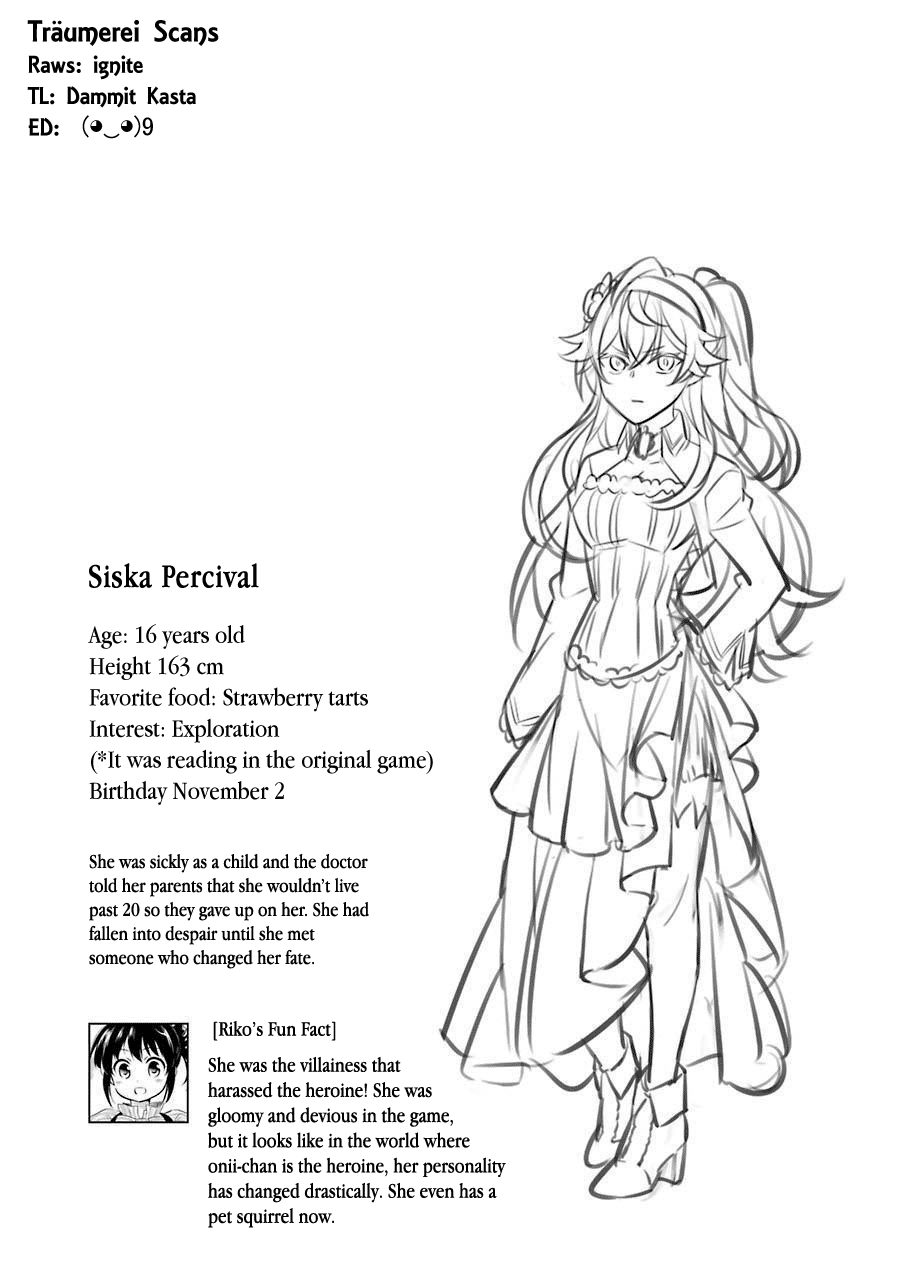 Transferred to another world, but I'm saving the world of an Otome game!? Chapter 14.5 page 1 - Chapter 14.5: Extras