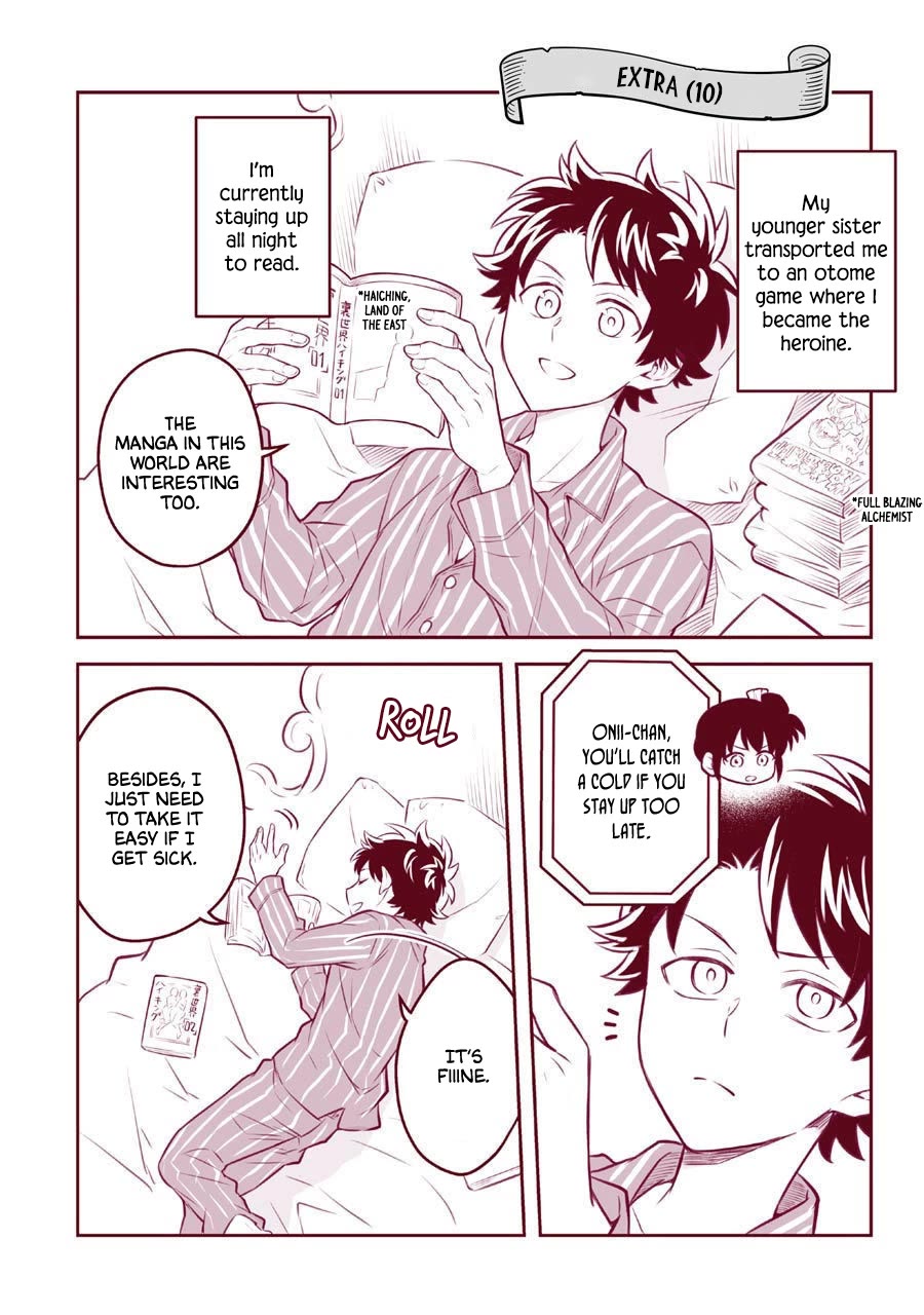 Transferred to another world, but I'm saving the world of an Otome game!? Chapter 14.5 page 9 - Chapter 14.5: Extras