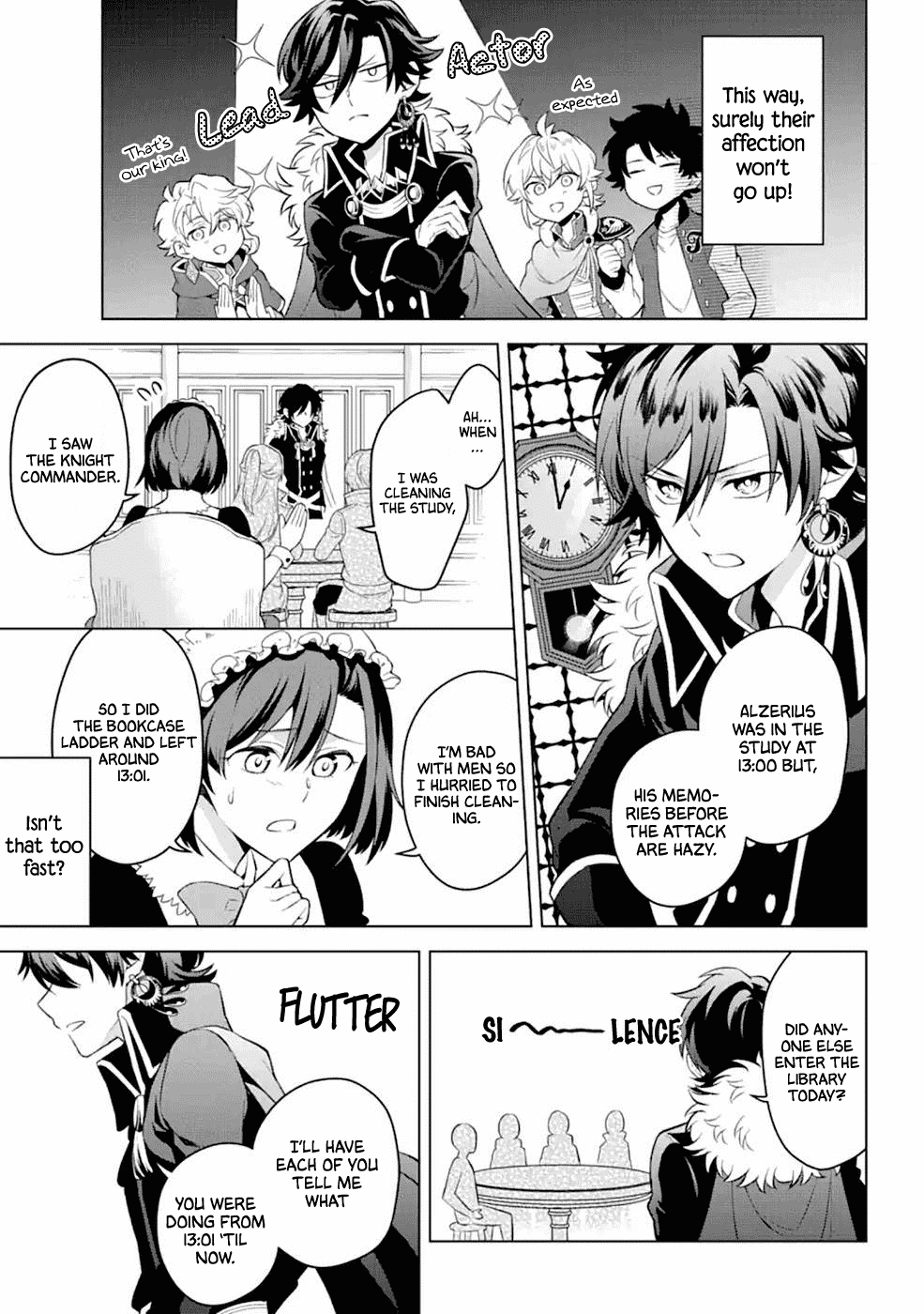 Transferred to another world, but I'm saving the world of an Otome game!? Chapter 14 page 11 - Chapter 14: Detective King and Me?!