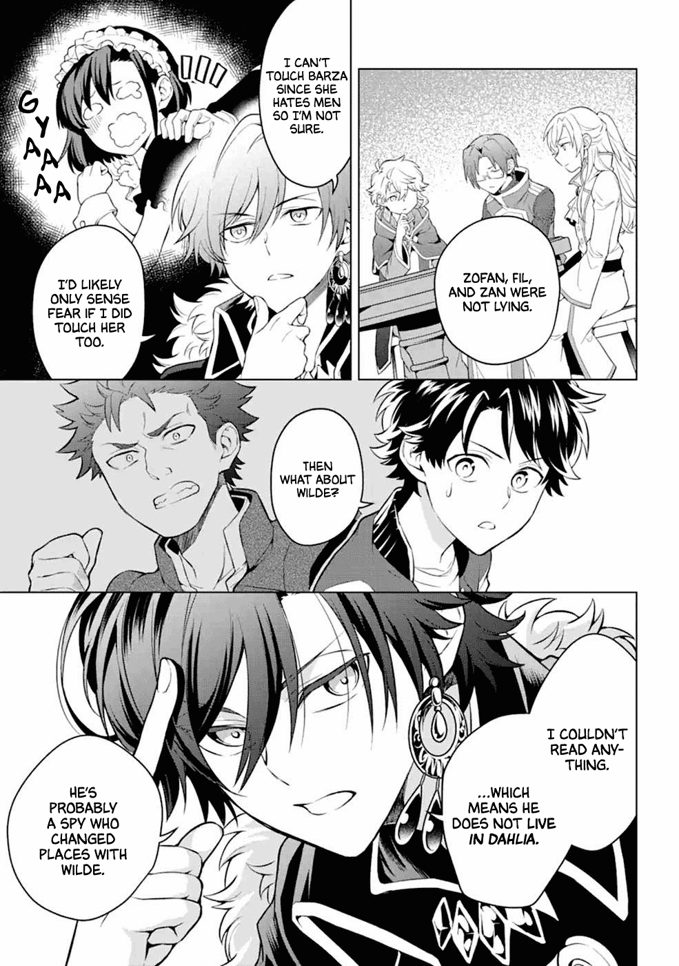 Transferred to another world, but I'm saving the world of an Otome game!? Chapter 14 page 15 - Chapter 14: Detective King and Me?!