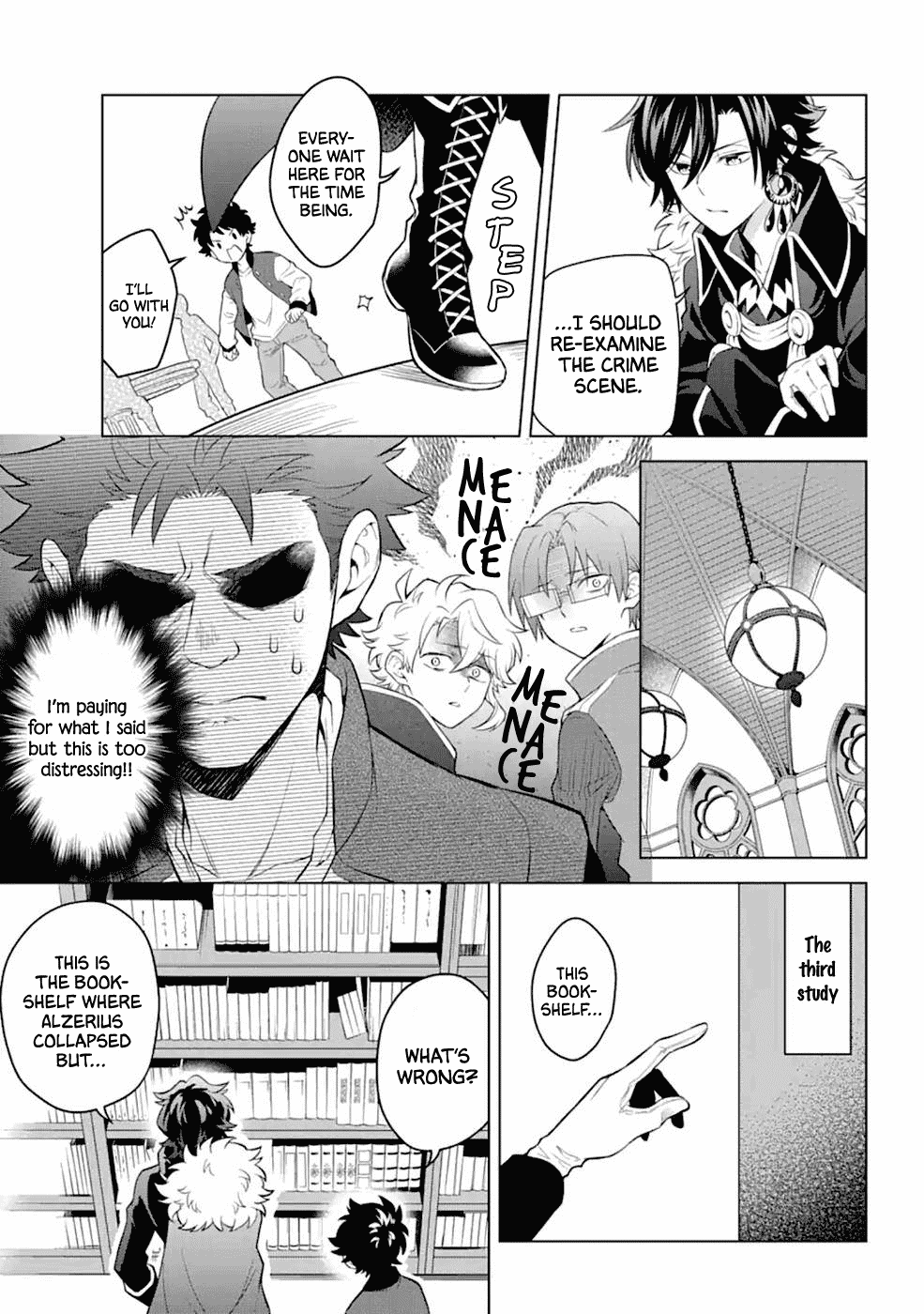 Transferred to another world, but I'm saving the world of an Otome game!? Chapter 14 page 21 - Chapter 14: Detective King and Me?!