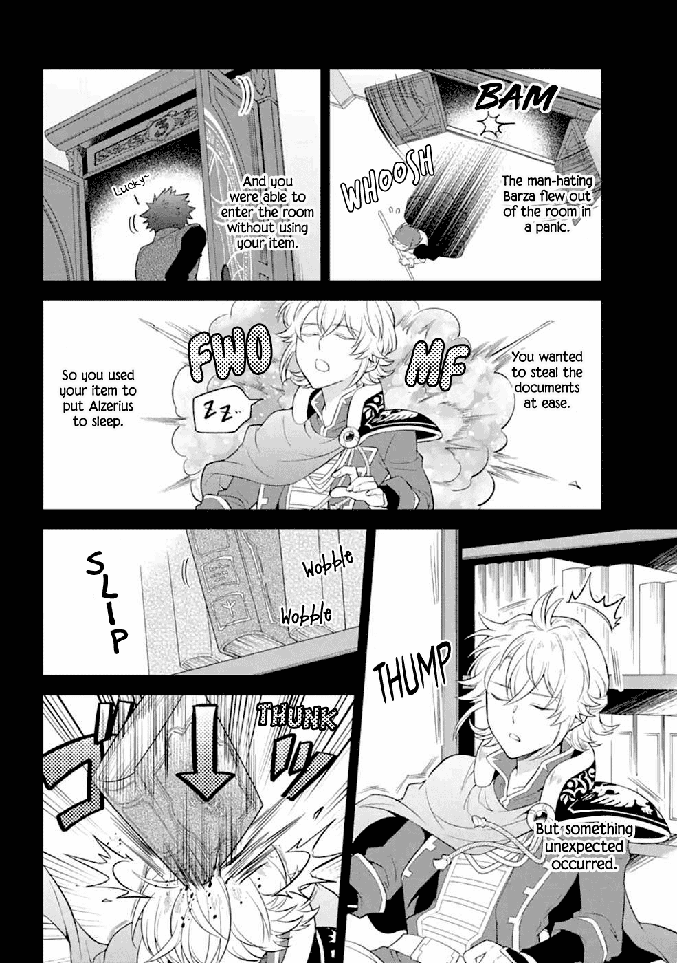 Transferred to another world, but I'm saving the world of an Otome game!? Chapter 14 page 28 - Chapter 14: Detective King and Me?!