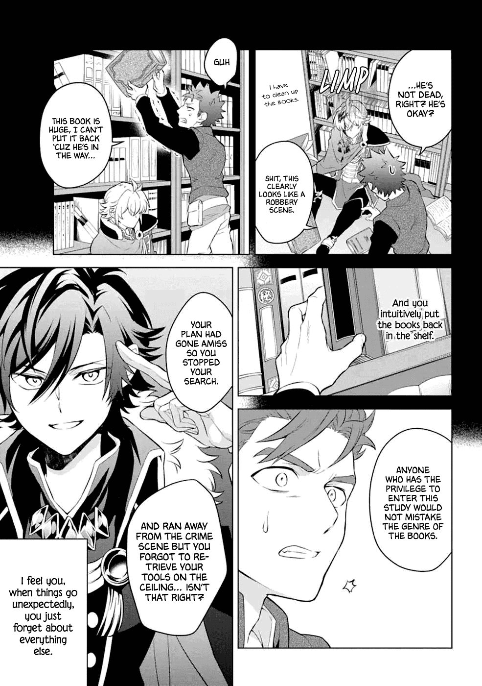 Transferred to another world, but I'm saving the world of an Otome game!? Chapter 14 page 29 - Chapter 14: Detective King and Me?!