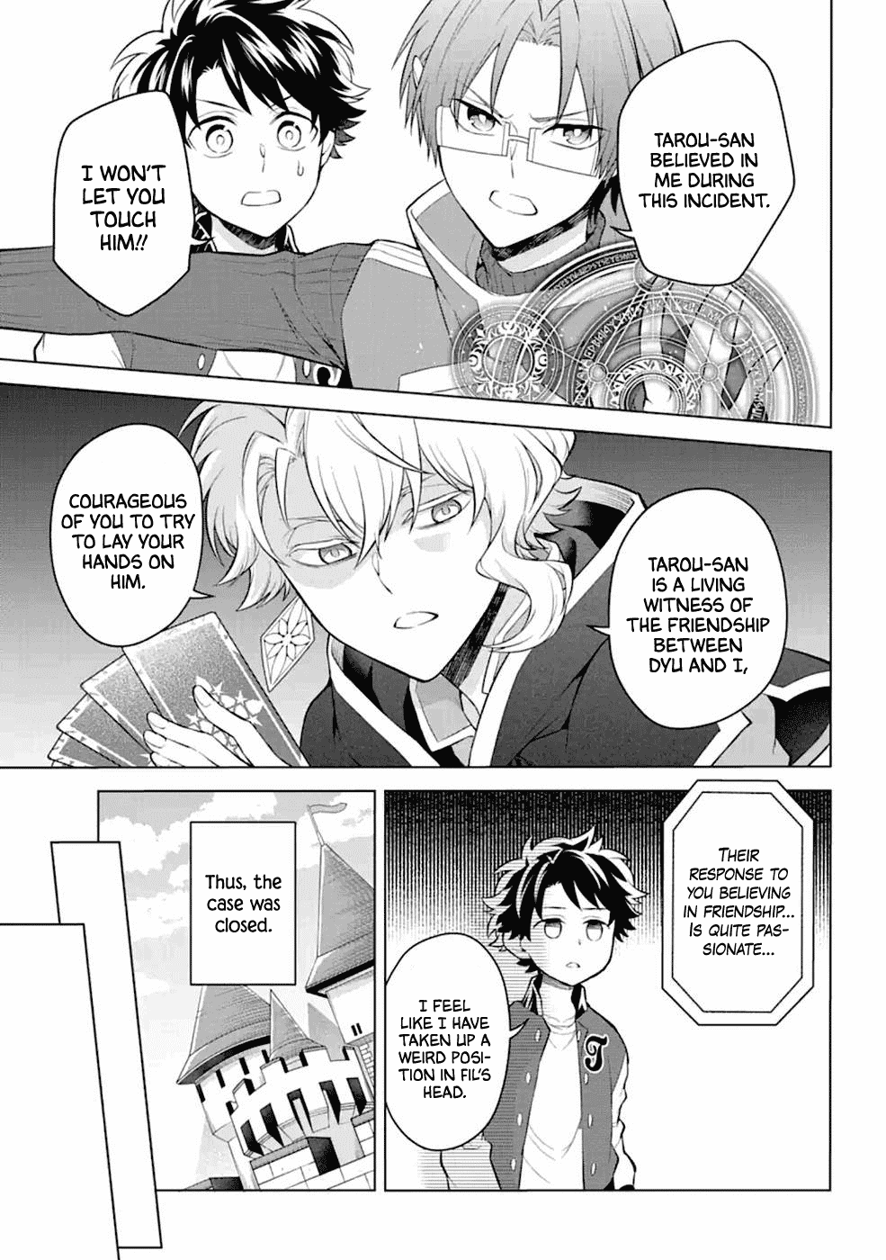 Transferred to another world, but I'm saving the world of an Otome game!? Chapter 14 page 33 - Chapter 14: Detective King and Me?!