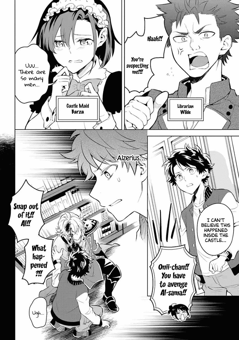 Transferred to another world, but I'm saving the world of an Otome game!? Chapter 14 page 6 - Chapter 14: Detective King and Me?!