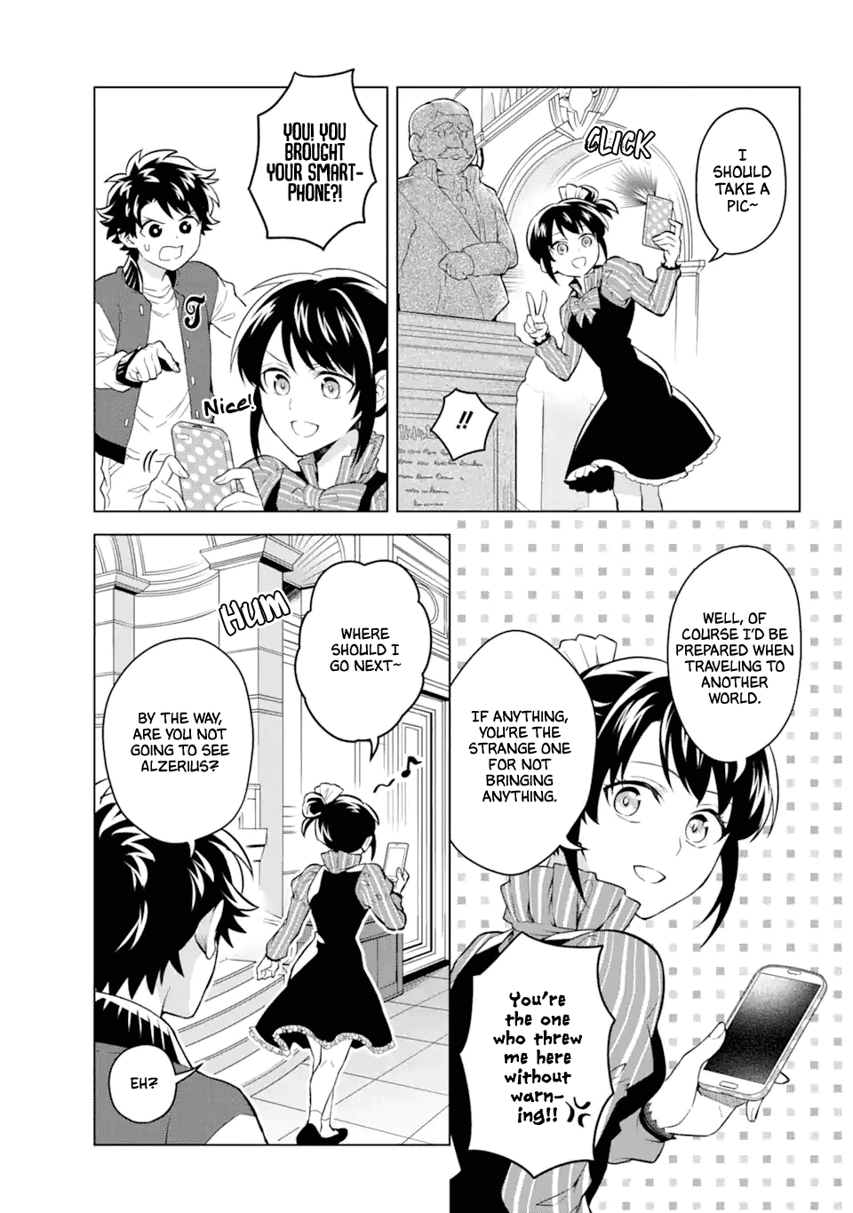 Transferred to another world, but I'm saving the world of an Otome game!? Chapter 15 page 12 - Chapter 15: The Culprit and Me?!