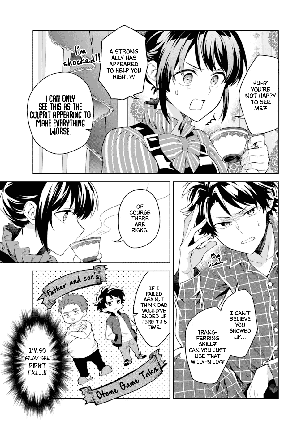 Transferred to another world, but I'm saving the world of an Otome game!? Chapter 15 page 4 - Chapter 15: The Culprit and Me?!