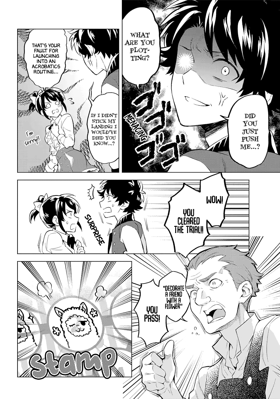Transferred to another world, but I'm saving the world of an Otome game!? Chapter 16 page 16 - Chapter 16: The Seven Trials and me?!