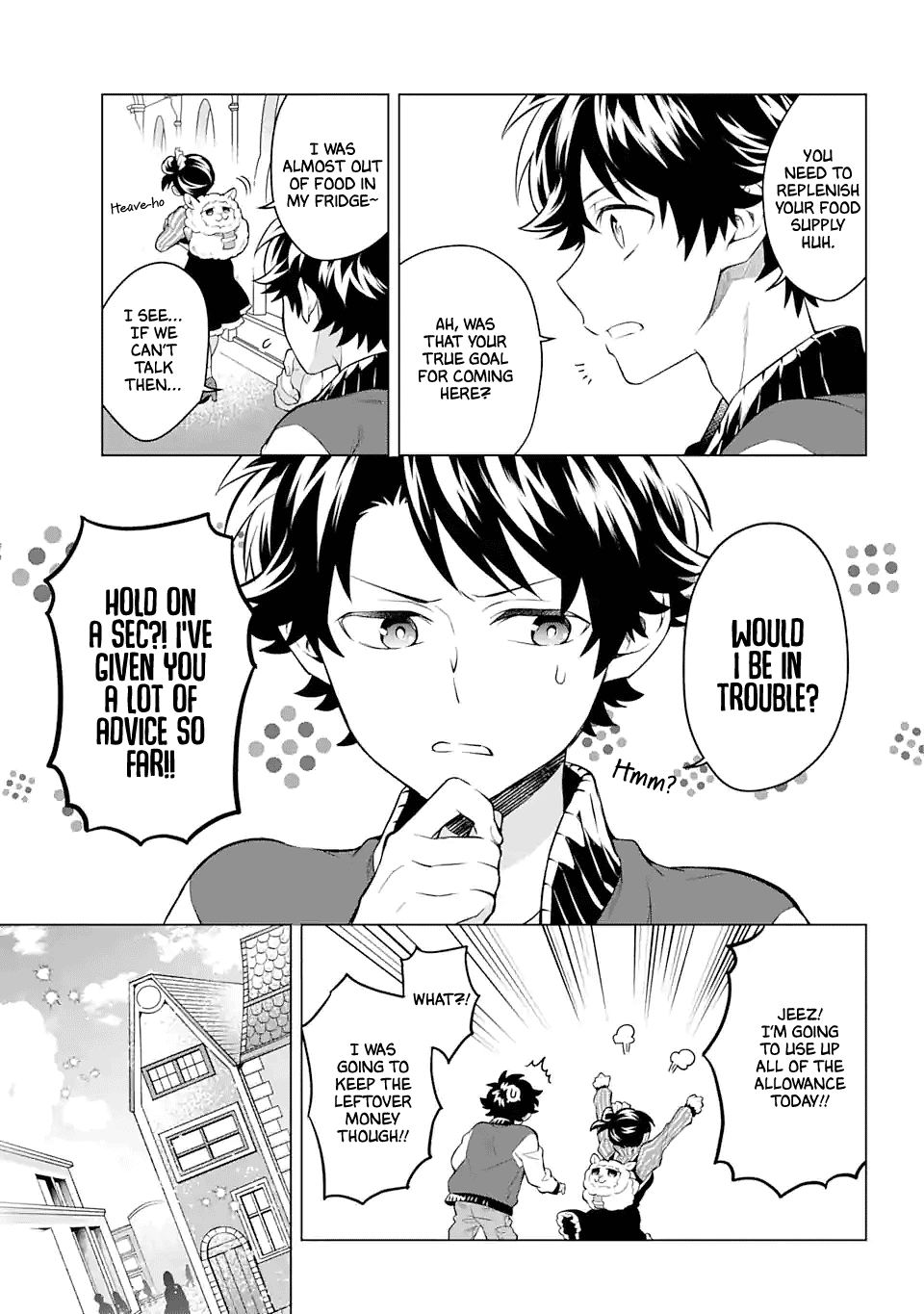 Transferred to another world, but I'm saving the world of an Otome game!? Chapter 17 page 4 - Chapter 17: Riko does to me and?!