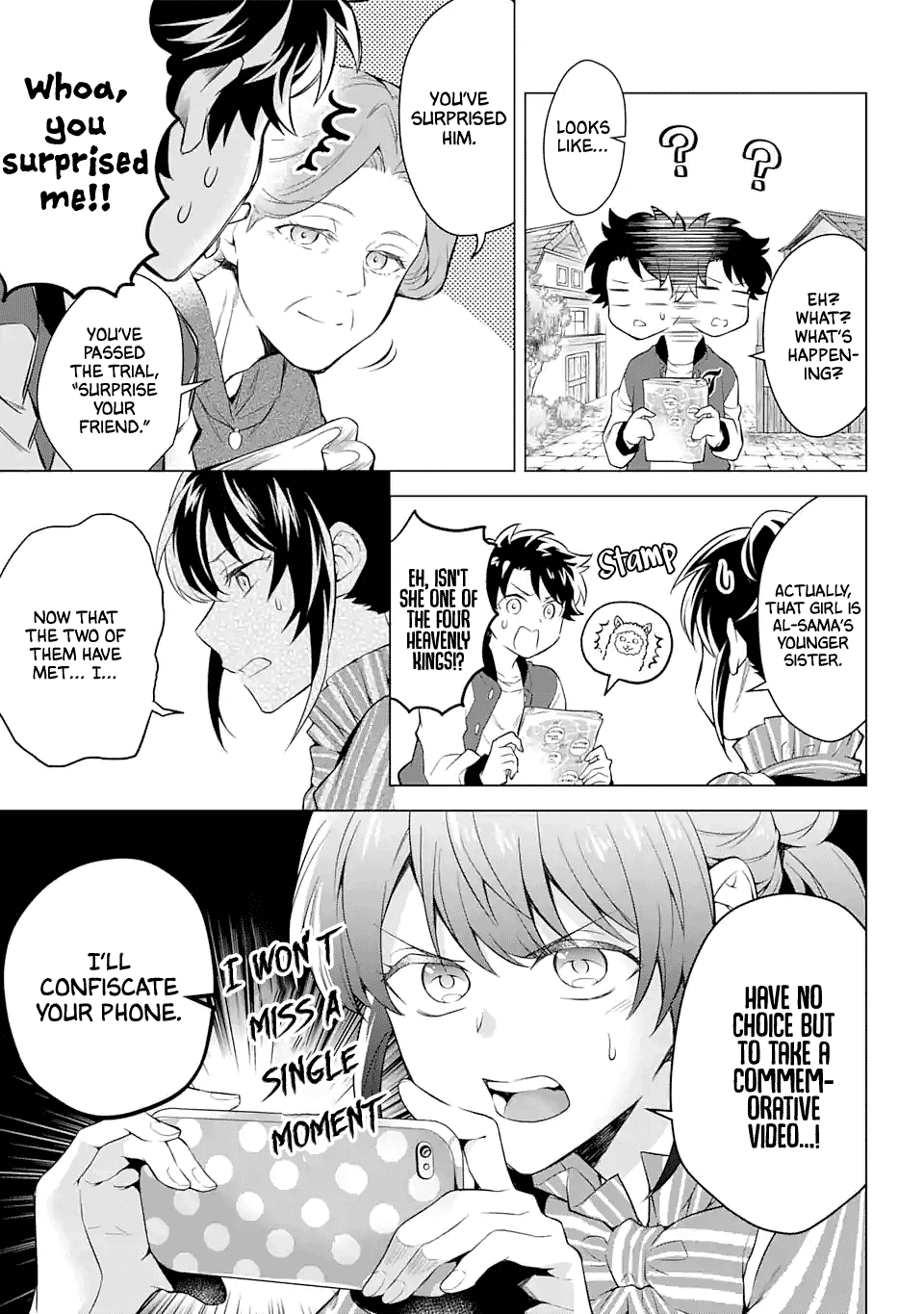 Transferred to another world, but I'm saving the world of an Otome game!? Chapter 18 page 7 - Chapter 18: Al’s little sis and my little sis!?