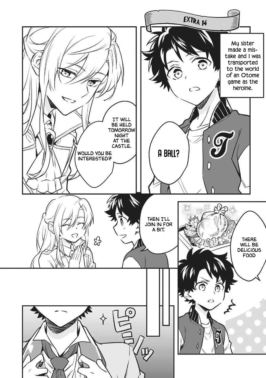 Transferred to another world, but I'm saving the world of an Otome game!? Chapter 20.5 page 7 - Chapter 20.5: Extras