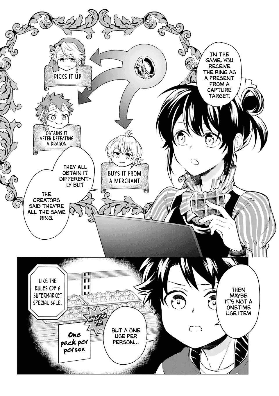 Transferred to another world, but I'm saving the world of an Otome game!? Chapter 20 page 2 - Chapter 20: Transfer Ring and Me?!