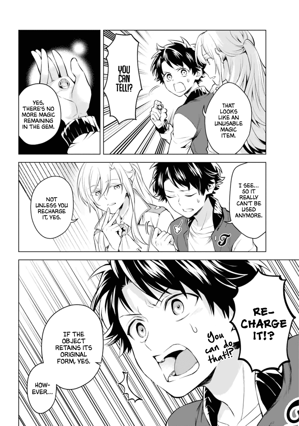 Transferred to another world, but I'm saving the world of an Otome game!? Chapter 20 page 24 - Chapter 20: Transfer Ring and Me?!