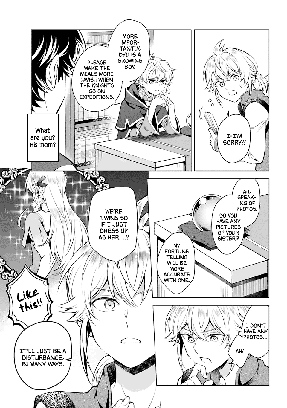Transferred to another world, but I'm saving the world of an Otome game!? Chapter 20 page 7 - Chapter 20: Transfer Ring and Me?!