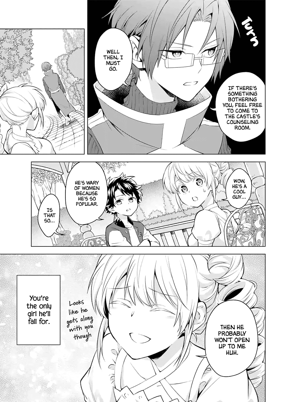 Transferred to another world, but I'm saving the world of an Otome game!? Chapter 21 page 13 - Chapter 21: The Real Deal and Me?!