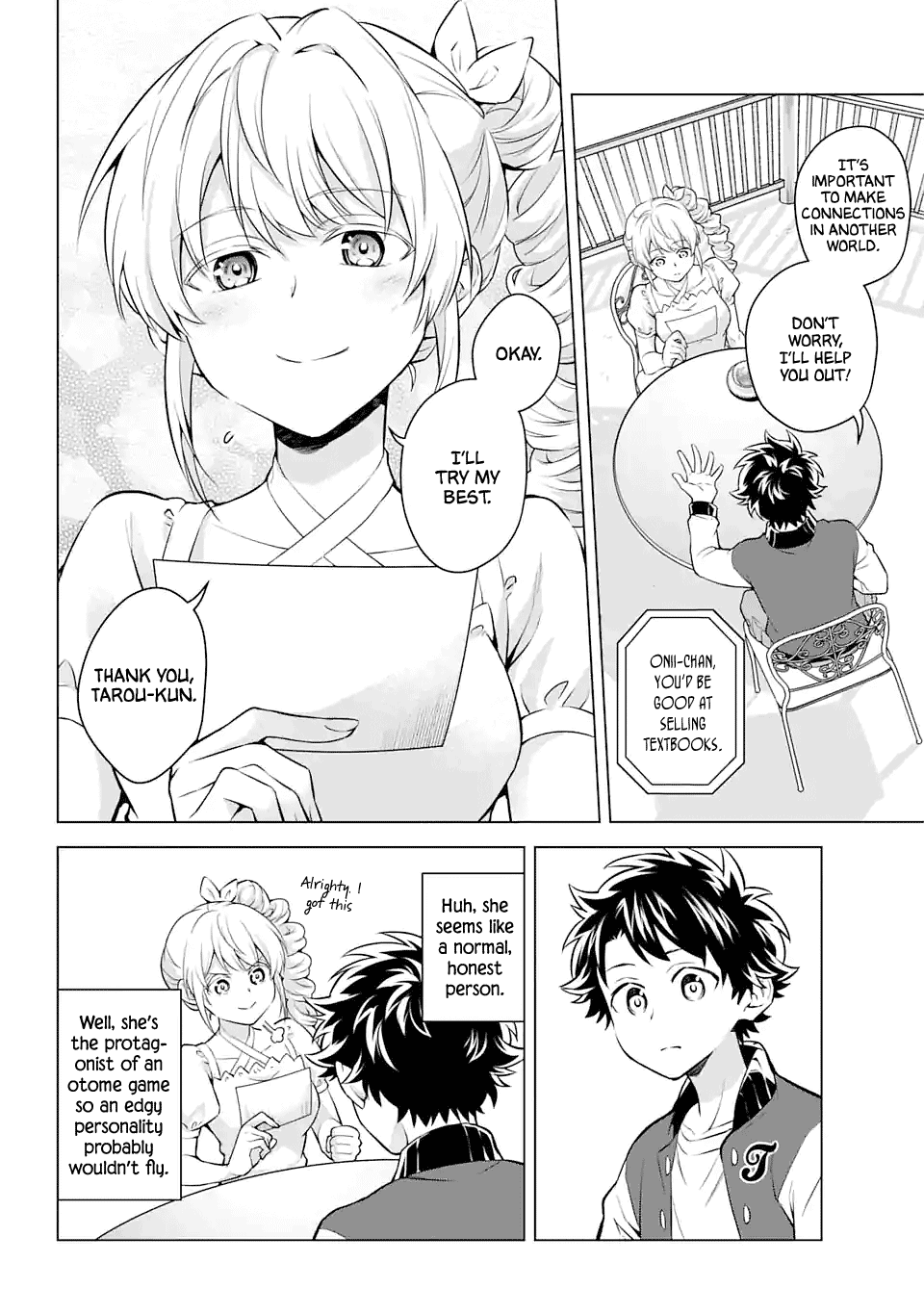 Transferred to another world, but I'm saving the world of an Otome game!? Chapter 21 page 16 - Chapter 21: The Real Deal and Me?!