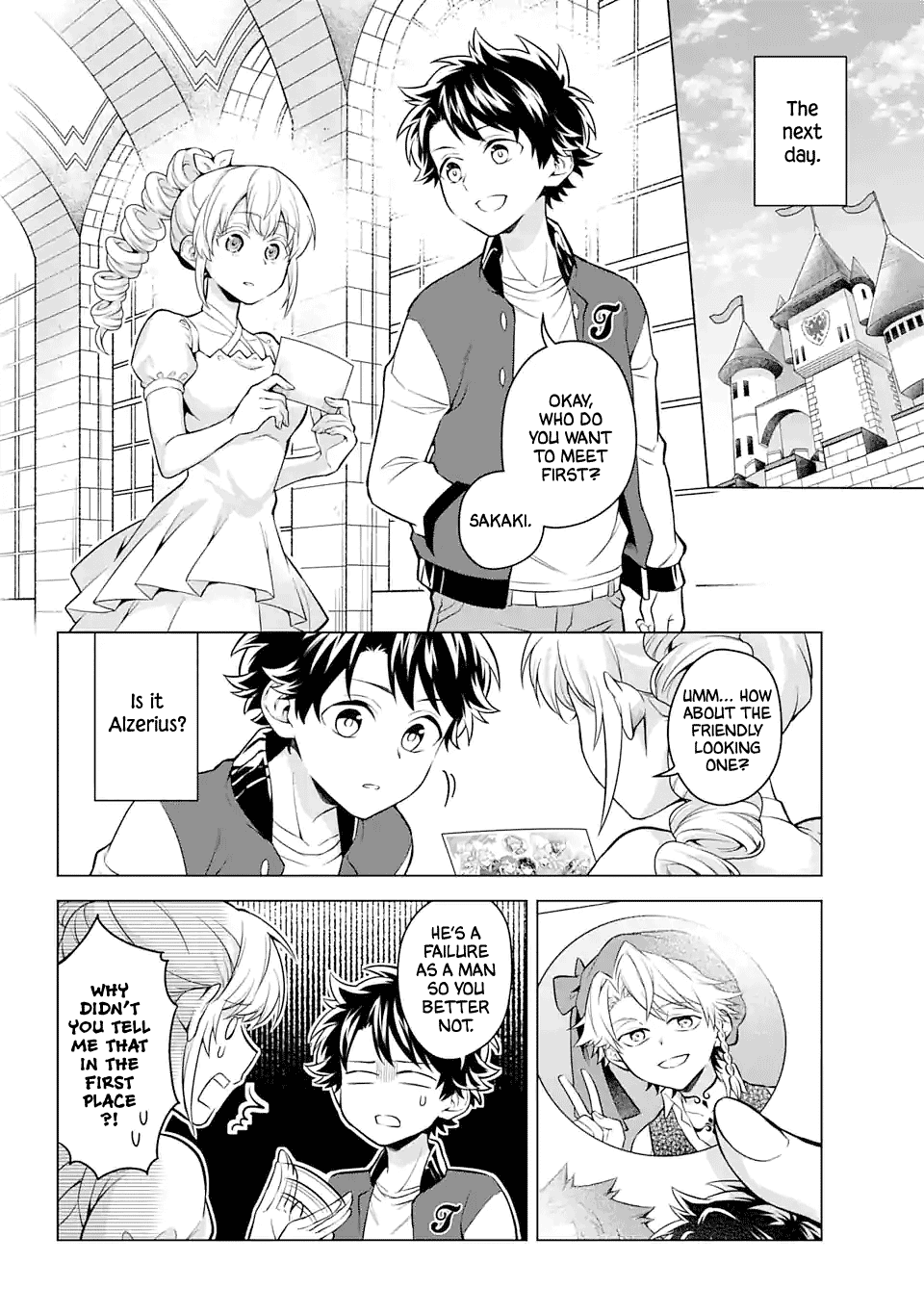 Transferred to another world, but I'm saving the world of an Otome game!? Chapter 21 page 22 - Chapter 21: The Real Deal and Me?!
